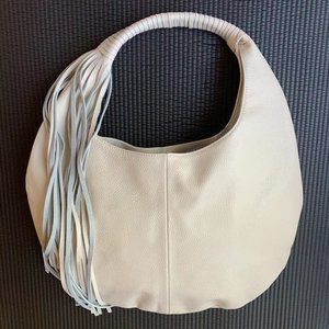 B-low the belt leather hobo bag